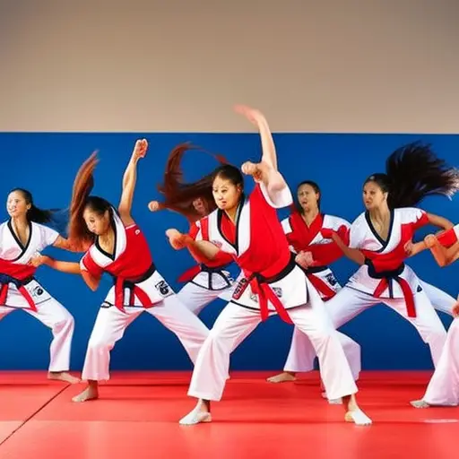 An image capturing the essence of the rising female presence in Taekwondo